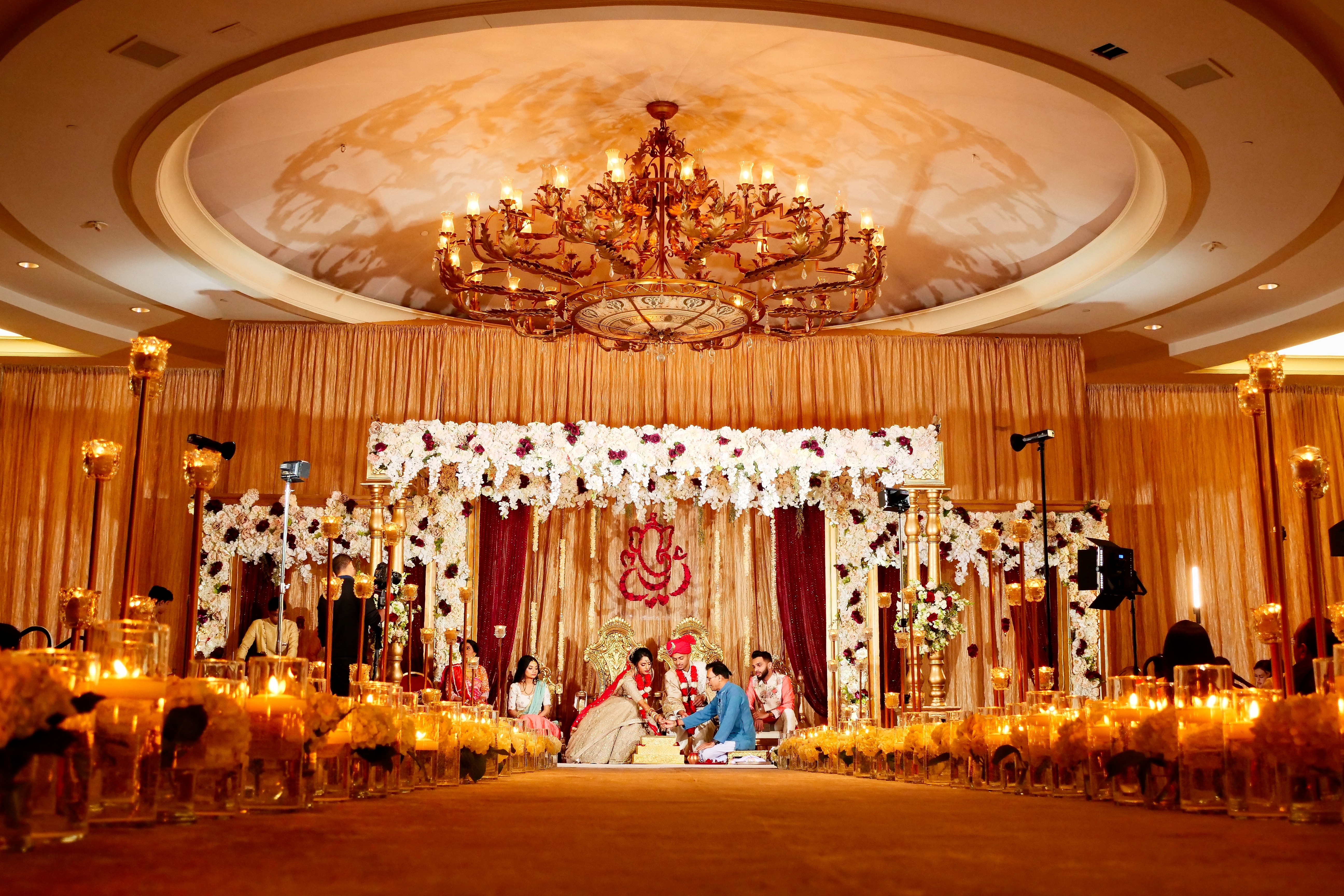 Ring ceremony decoration