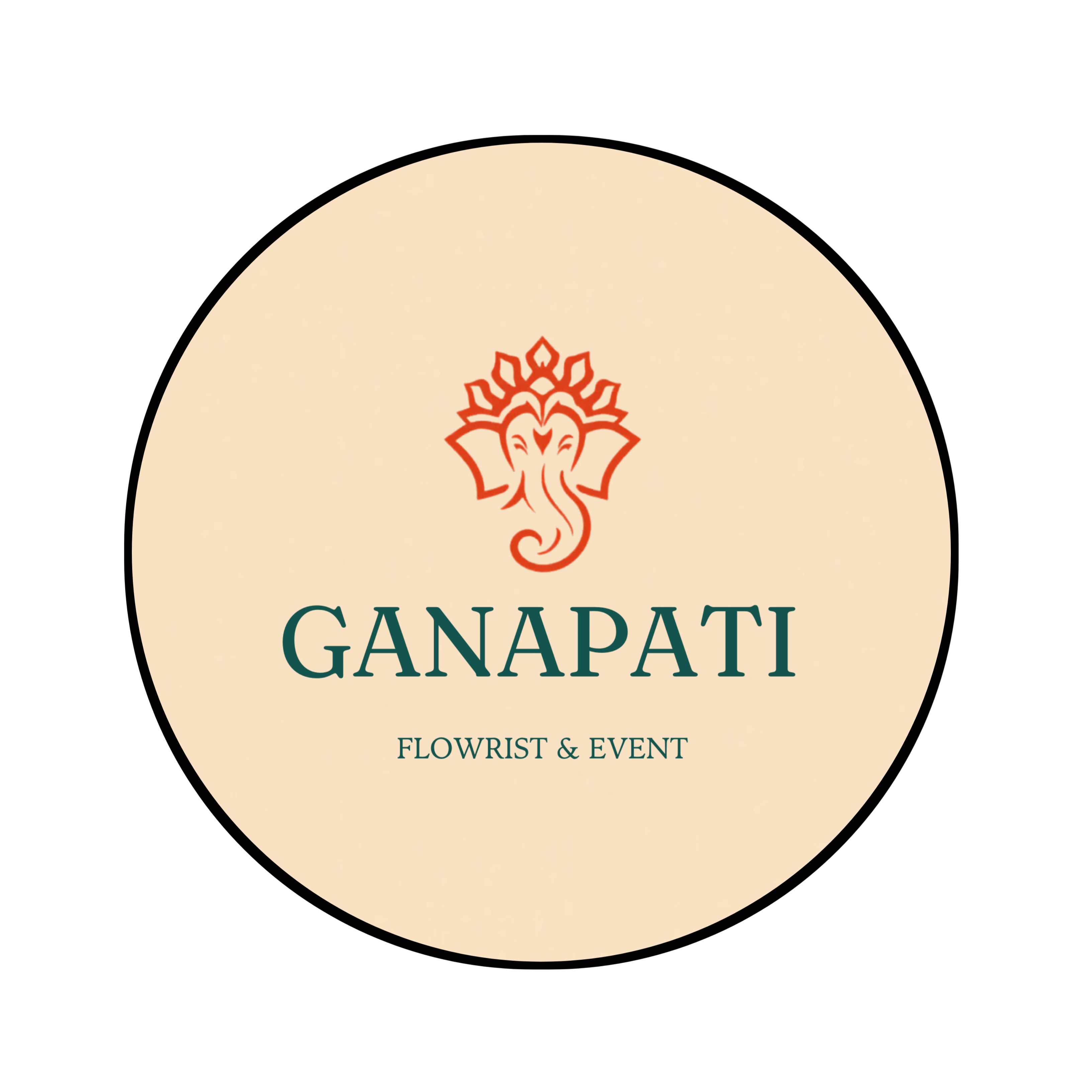 Ganapati Flowrist Logo
